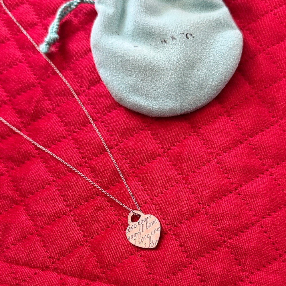 Tiffany & Co. Sterling Silver Heart Necklace